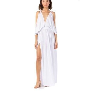 Tiare Hawaii NWT Pez Cantina Dress in white. Never worn. One size